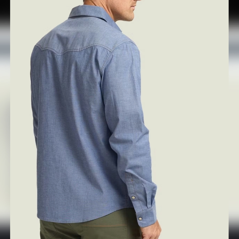 Howler Brothers Crosscut Deluxe Western Pearl Snap Embroidered Shirt - Picture 4 of 16
